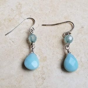 Blue earrings
